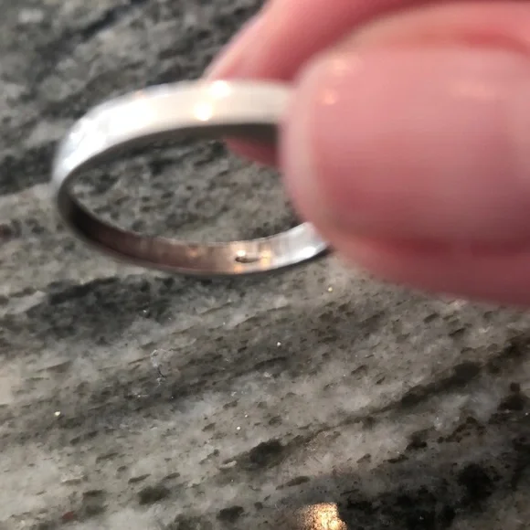 Sterling Angular Ring with Brown Red Stone Sz 9.5 - Picture 4 of 5